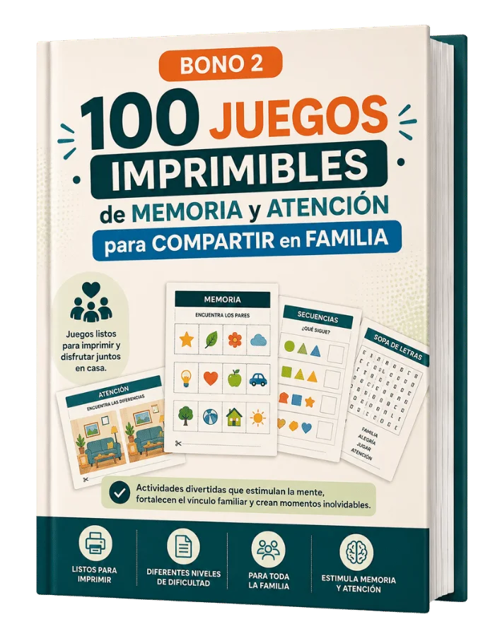 Mockup de tarjetas y láminas de juegos imprimibles para la familia